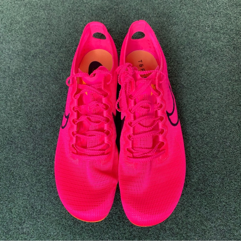 Nike Zoom Mamba 6 Hyper Pink Racing Track Spikes Men's DR2733-600 - Picture 2 of 7